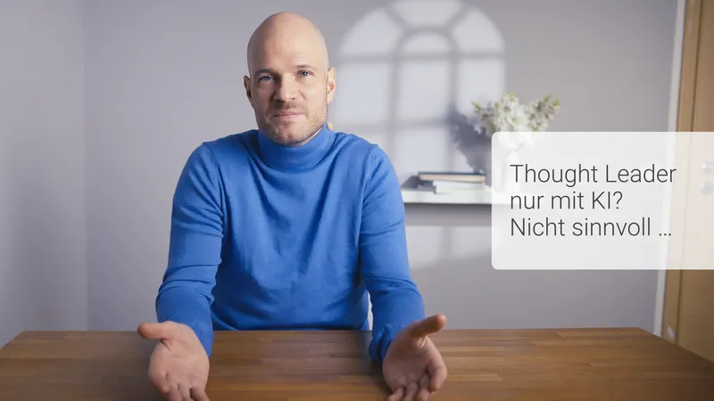 Benötigen Führungskräfte in Zeiten von KI überhaupt noch Content-Produktionen?