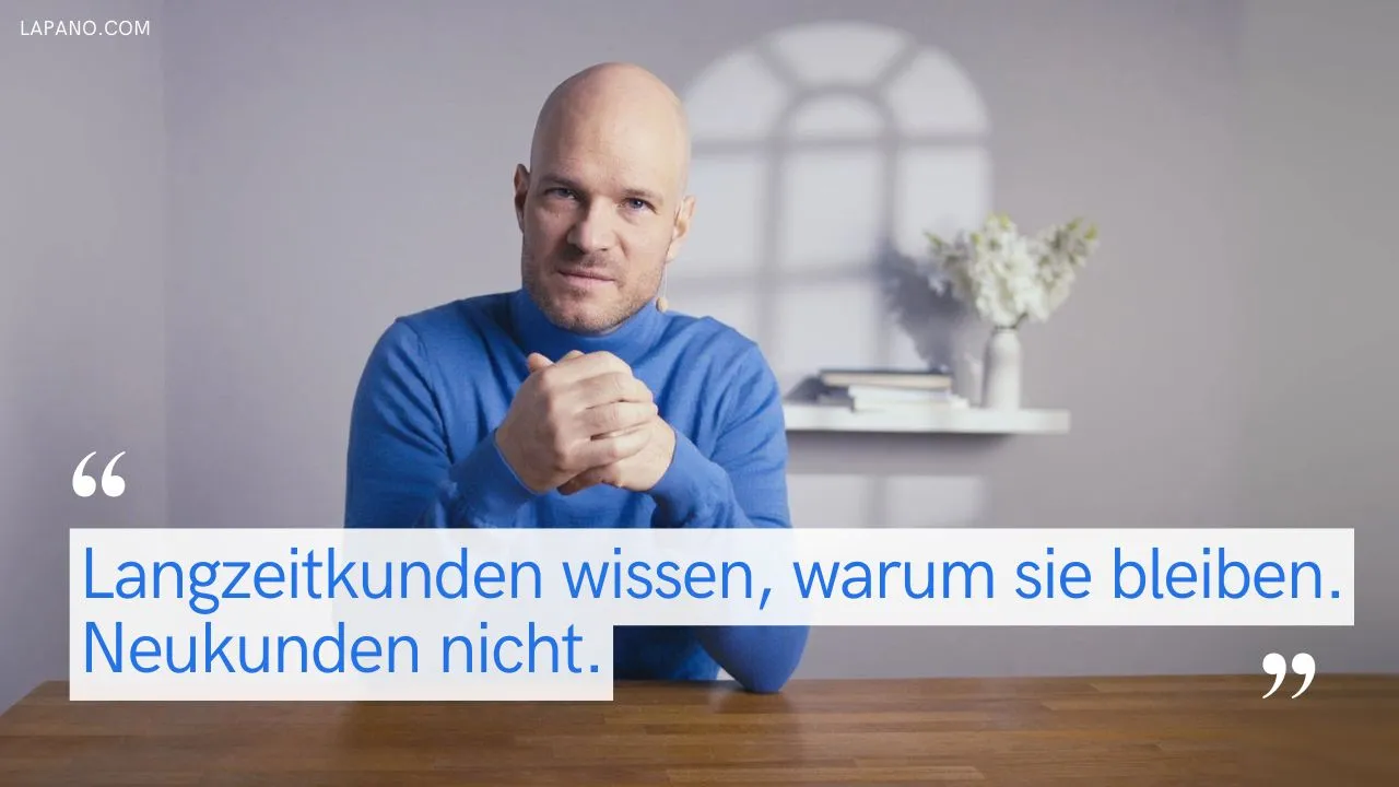 Langzeitkunden wissen, warum sie bleiben – Neukunden nicht.